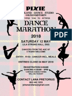 Dance Marathon Poster