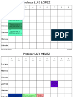 Horarios Secundaria 2018 Por Profesores