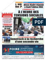 Journal Le Soir Dalgerie Du 30.04.2018
