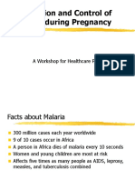 Prevention and Control of Malaria During Pregnancy: A Workshop For Healthcare Providers