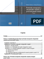 Protecţia Europeană A Drepturilor Omului Şi Procesul Penal Român - M.udroiu, O.petrescu