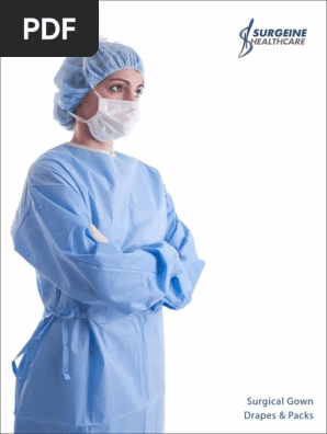 Surgical Gown Drapes Packs Nonwoven Fabric Caesarean Section