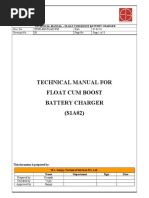 Technical Manual For Float Cum Boost Battery Charger (S1A02)