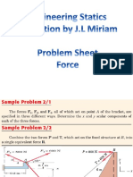 Problem Sheet Force ...