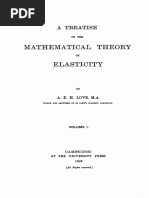 Mathematical Theory of Elasticity - 1892 PDF