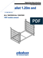 Frami Pallet 1.20m and 1.50m: 1997 Models Onward