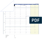 2017 Weekly Calendar - Starts With Monday: This Excel Calendar Is Blank & Designed For Easy Use As A Planner