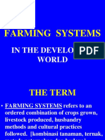 Kuliah IX. Farmingsystems