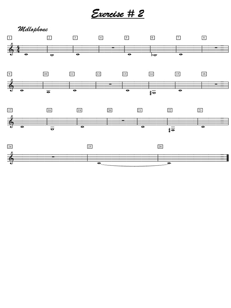 04.exercise 2 Mellophone PDF