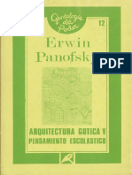 Erwin Panofsky - Arquitectura Gótica y Pensamiento Escolástico.pdf