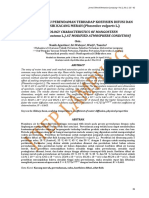 (Physiology Characteristics of Mangosteen (Garcinia Mangostana L.) AT MODIFIED ATMOSPHERE CONDITION)