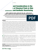 Evidence and Considerations in The Application of Chemical Peels in Skin Disorders and Aesthetic Resurfacing