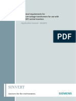 Manual - Requirements - Medium - Voltage - Transformers PV PDF