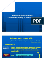 Performanta Investitiilor III (Indicatori) [Compatibility Mode]