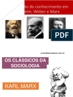 Os Classicos Da Sociologia Marx