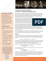 Steam Turbine Drives for Rotating Equipment