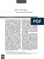 Antonio Candido La Literatura Como Derec PDF