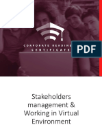 Stakeholders Management & Working in Virtual Environment - Scribd Version