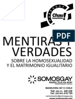 Mentiras y Verdades Sobre La Homosexualidad y Matrimonio Igualitario