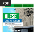 Edital Verticalizado - ALESE - Técnico_Legislativo