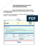 Steps To Follow While Doing Emigration Clearance For Direct/Individual Recruitment