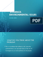 Evidence Environmental Issues Will