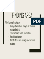 Finding Area