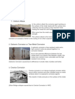 Uniform Attack: Bs-Che Iv Types of Corrosion