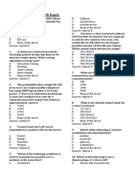 Computer network basics quiz