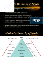 I.Maslow's Hierarchy of Needs