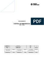 Procedimiento CONTROL DE EMERGENCIA N°23