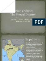 Union Carbide: The Bhopal Disaster: Jonathan Carvajal & Nicholas Spike