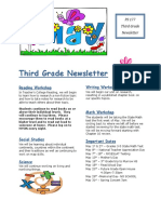 Third Grade Newsletter May