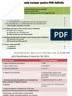 Criterii Noi Clasificare - Reumatologie