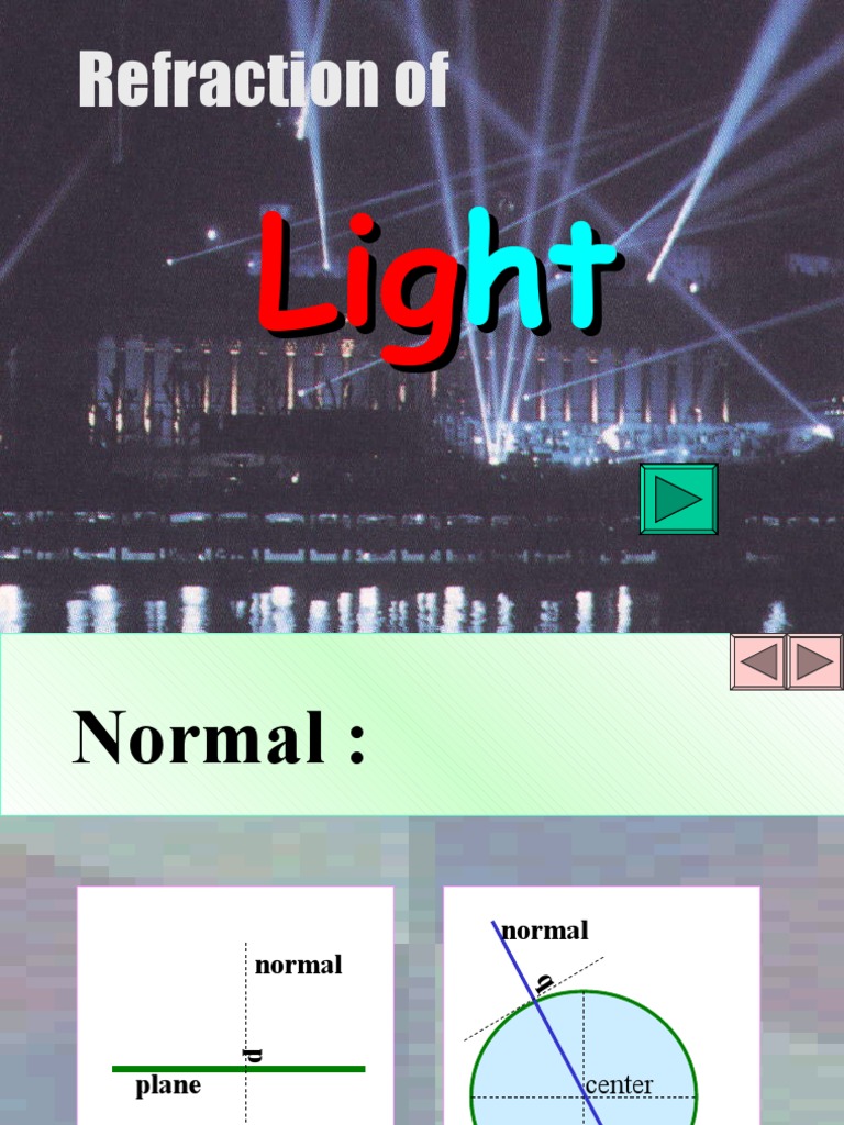 Understanding Light Refraction and Index | PDF | Refraction ...