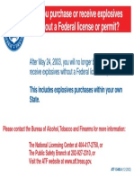 I5400.4 Safe Explosives Act Poster