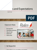 Rules and Expectatons