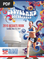 2010 Cleveland Marathon Results Book