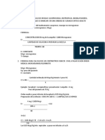 Formulas para Calculo de Drogas Vasopresoras