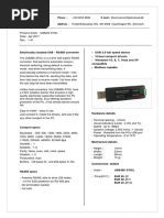 Product Sheet - USB485-STIXL