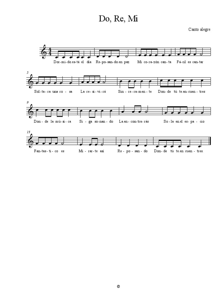 Do, Re, Mi | PDF