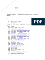File Extensions PDF