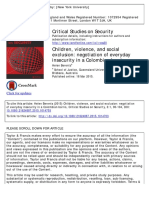 Critical Studies On Security: Click For Updates