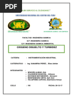 Oxigeno Disuelto y Turbidez