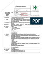 FORMAT SOP Penerimaan Spesimen