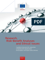 Research, Risk-Benefi T Analyses and Ethical Issues