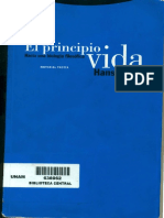 Jonas. El Problema de La Vida y Del Cuerpo en La Doctrina Del Ser en El Principio Vida, Hacia Una Biología Filosófica