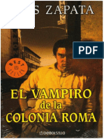 El Vampiro de La Colonia Romapdf PDF