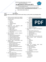 (Soal UAS) Semester 1 Prodi II Kelas X MM