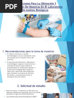 Precauciones Para La Obtención Y Conservación De Muestras